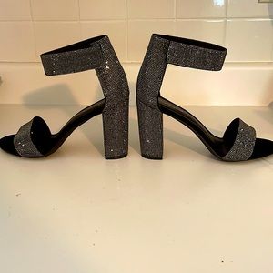 JEFFREY CAMPBELL LINDSEY-JS Sandals Black Suede BL